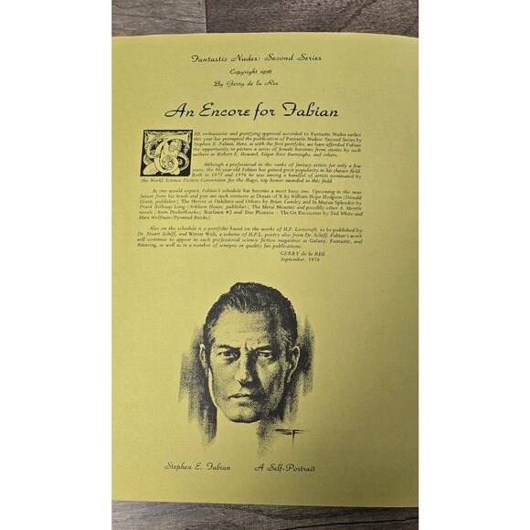 Fantastic Nudes 2nd Series Portfolio 10 Prints Stephen Fabian 1976 Pre Owned - Picture 2 of 10